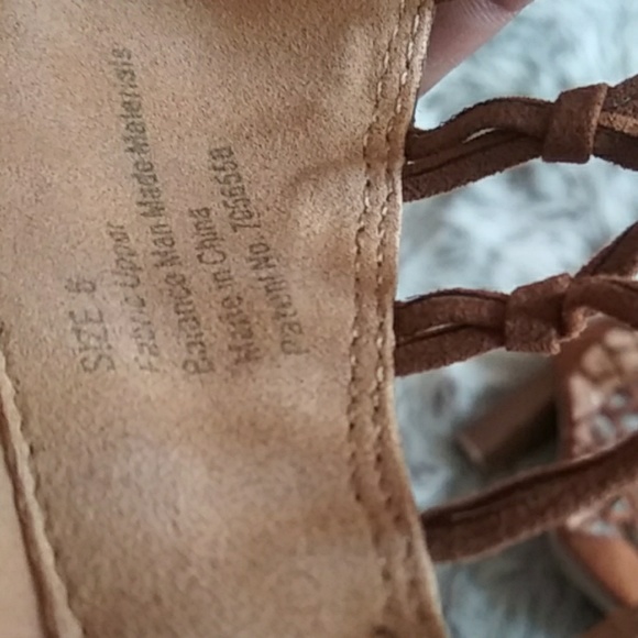 Ny&co brown suede mesh pumps - Picture 5 of 5